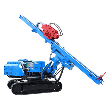 ground screw electric pile driver for construction, solar power system